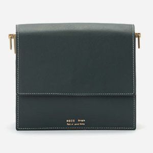 WConcept Hoze Leather Shoulder Bag - Deep Green